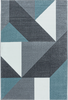 Lattice Diamond Modern Area Rug 