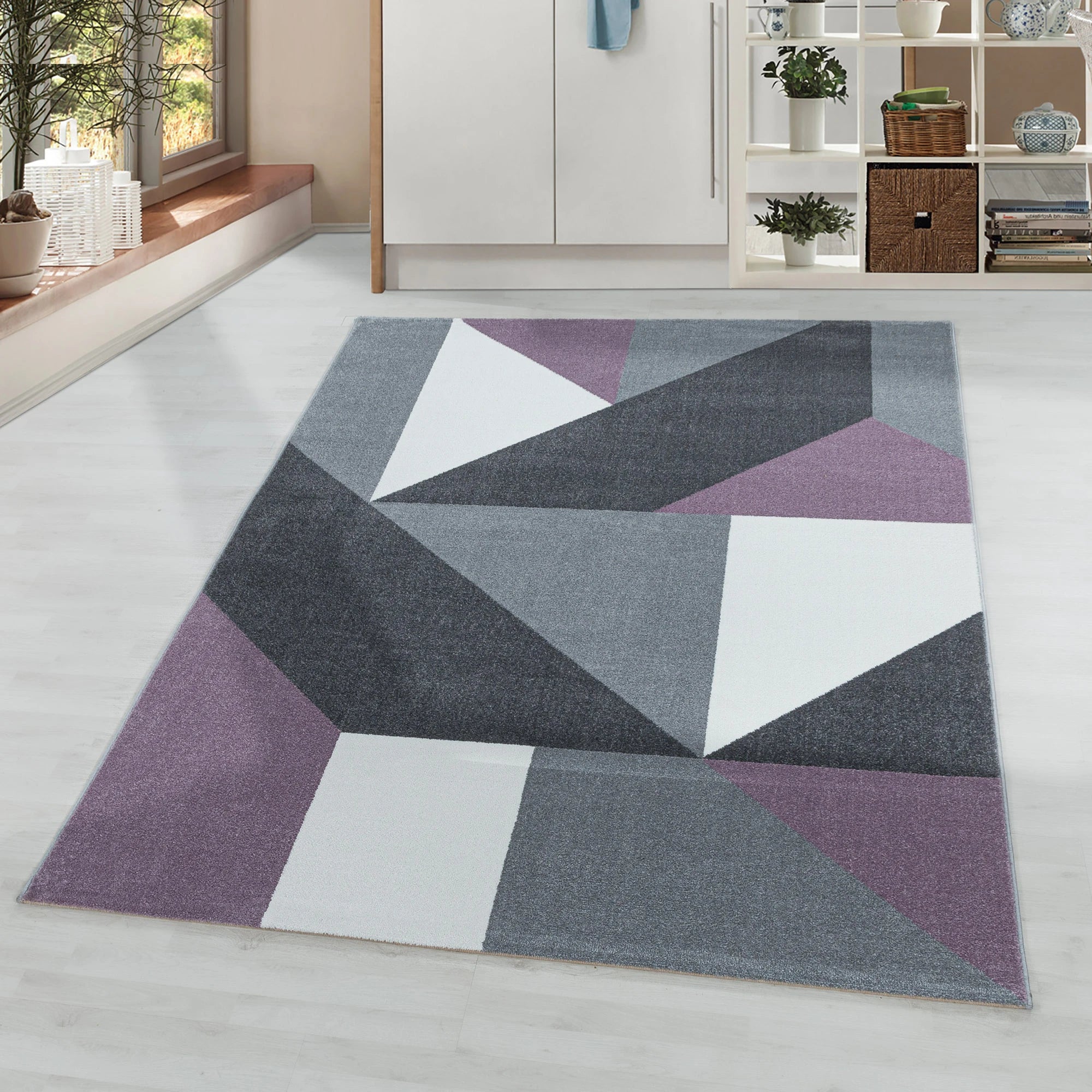 Polygon Contemporary Floor Rug