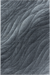Abstract-waves Freeform Rug Gray Gray