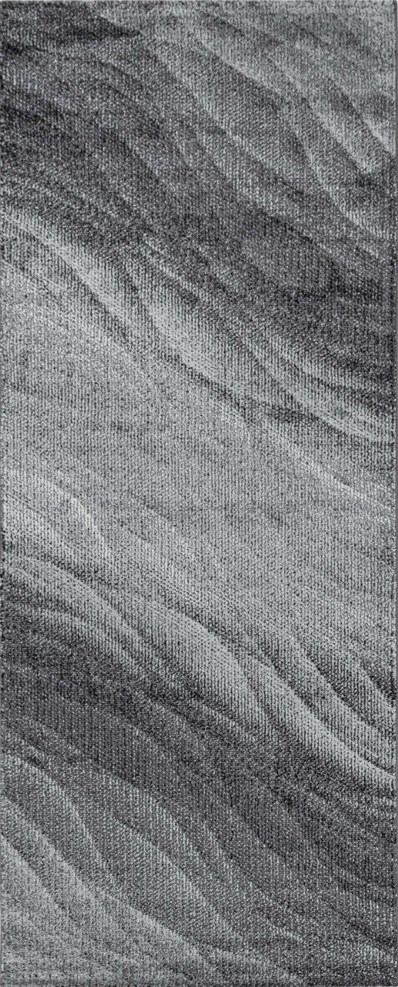 Abstrakte Wellen Freeform Teppich Grau