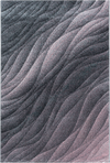 Abstract-waves Modernist Neutral Floor Rug Pink