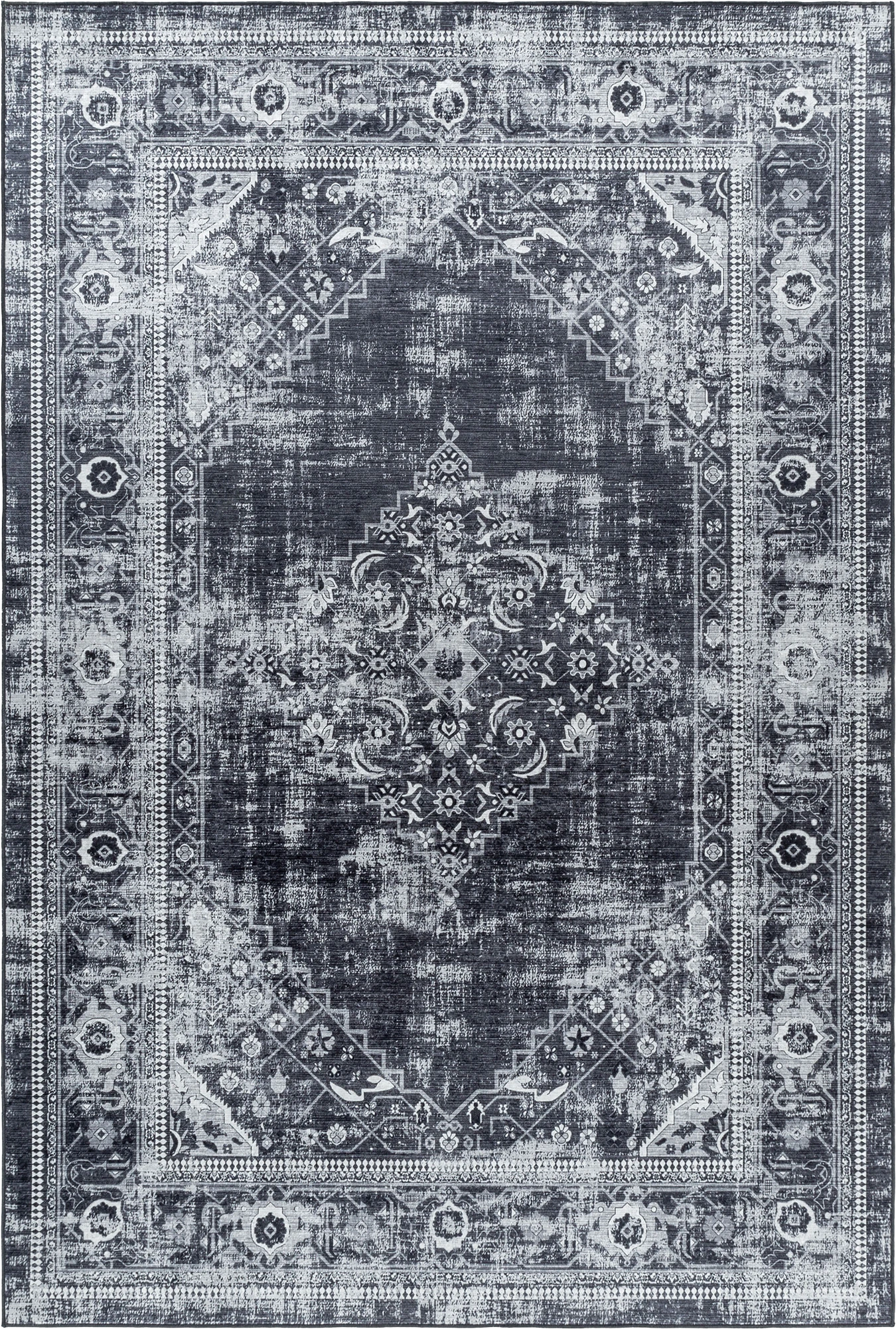 Oriental Rug Black