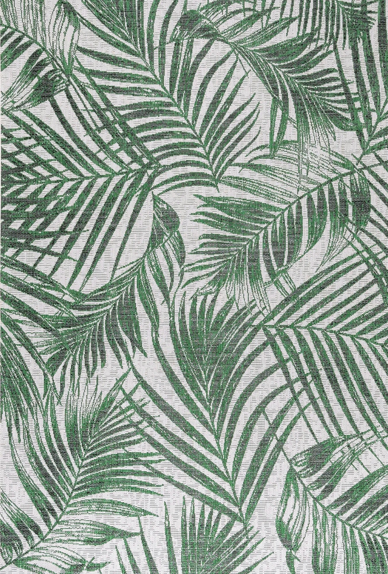 Palm Refined Area Teppich Grün
