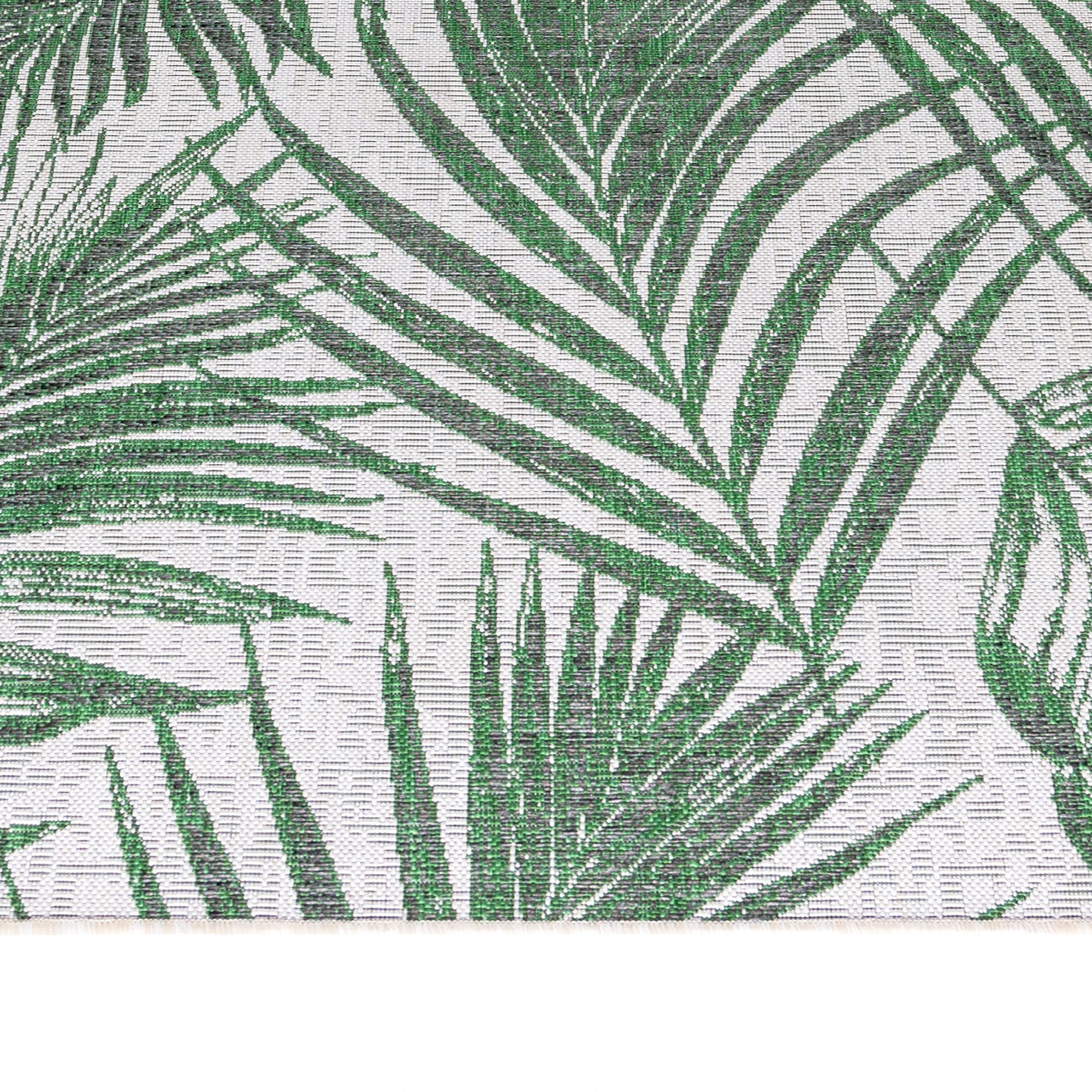 Palm Refined Area Rug Green