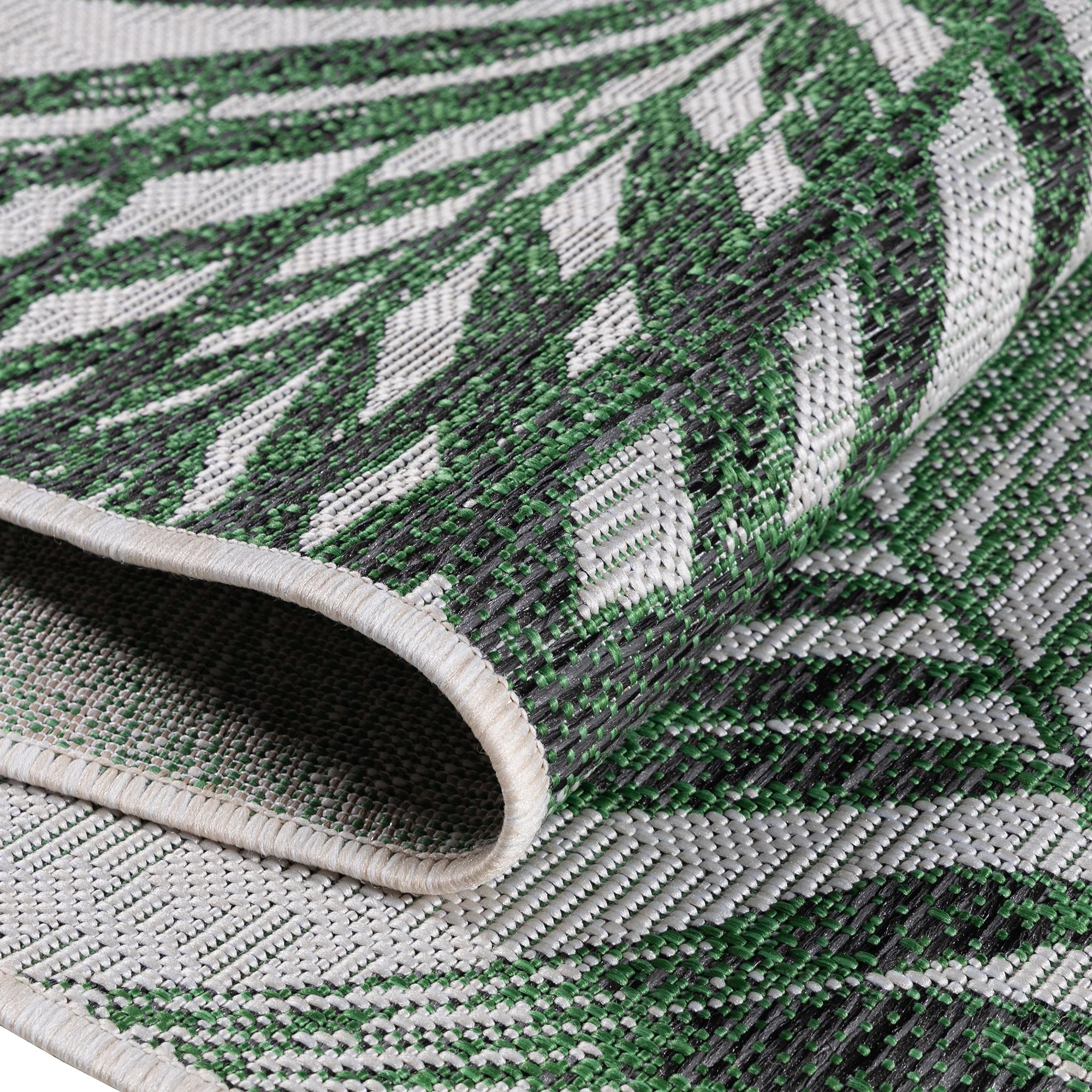 Palm Refined Area Rug Green