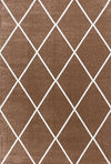 Polygon Tessellated Rug Copper