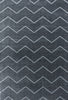 Zigzag Pattern Neutral Floor Rug 