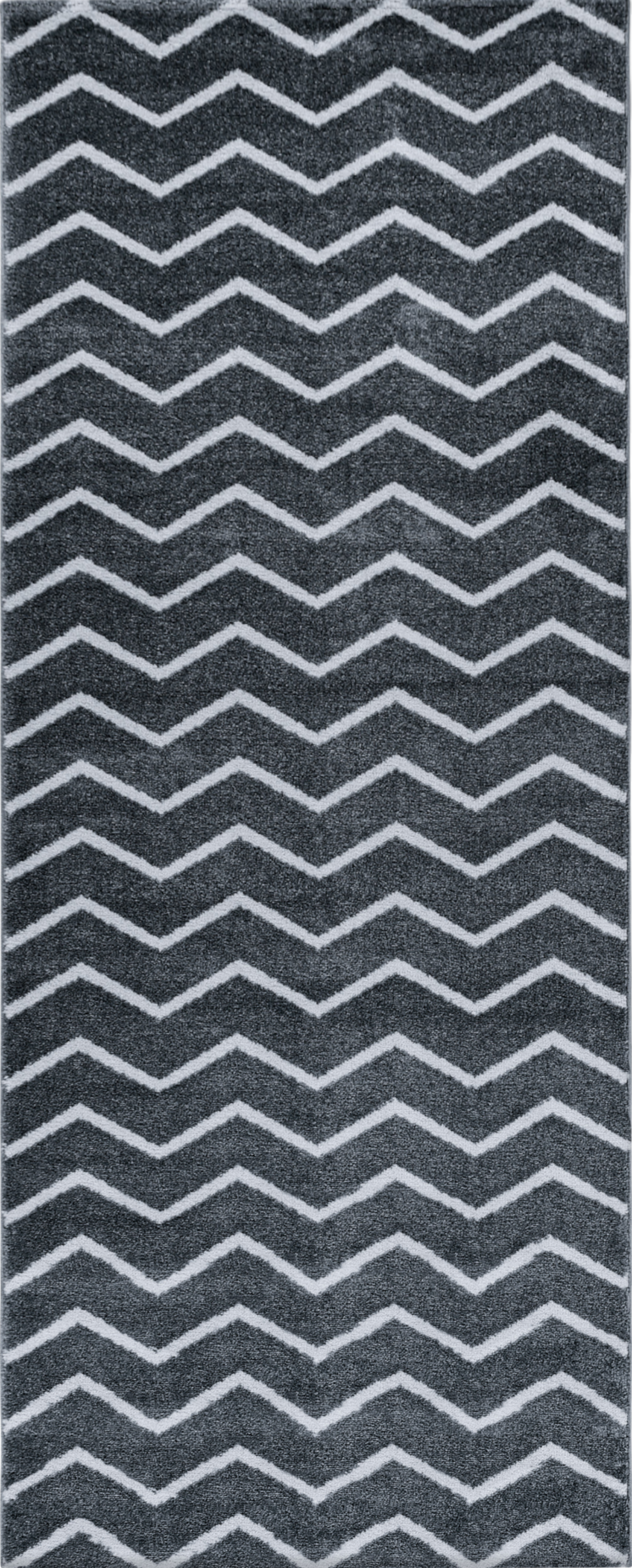 Zigzag Pattern Neutral Floor Rug