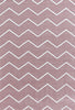 Zigzag Pattern Neutral Rug 