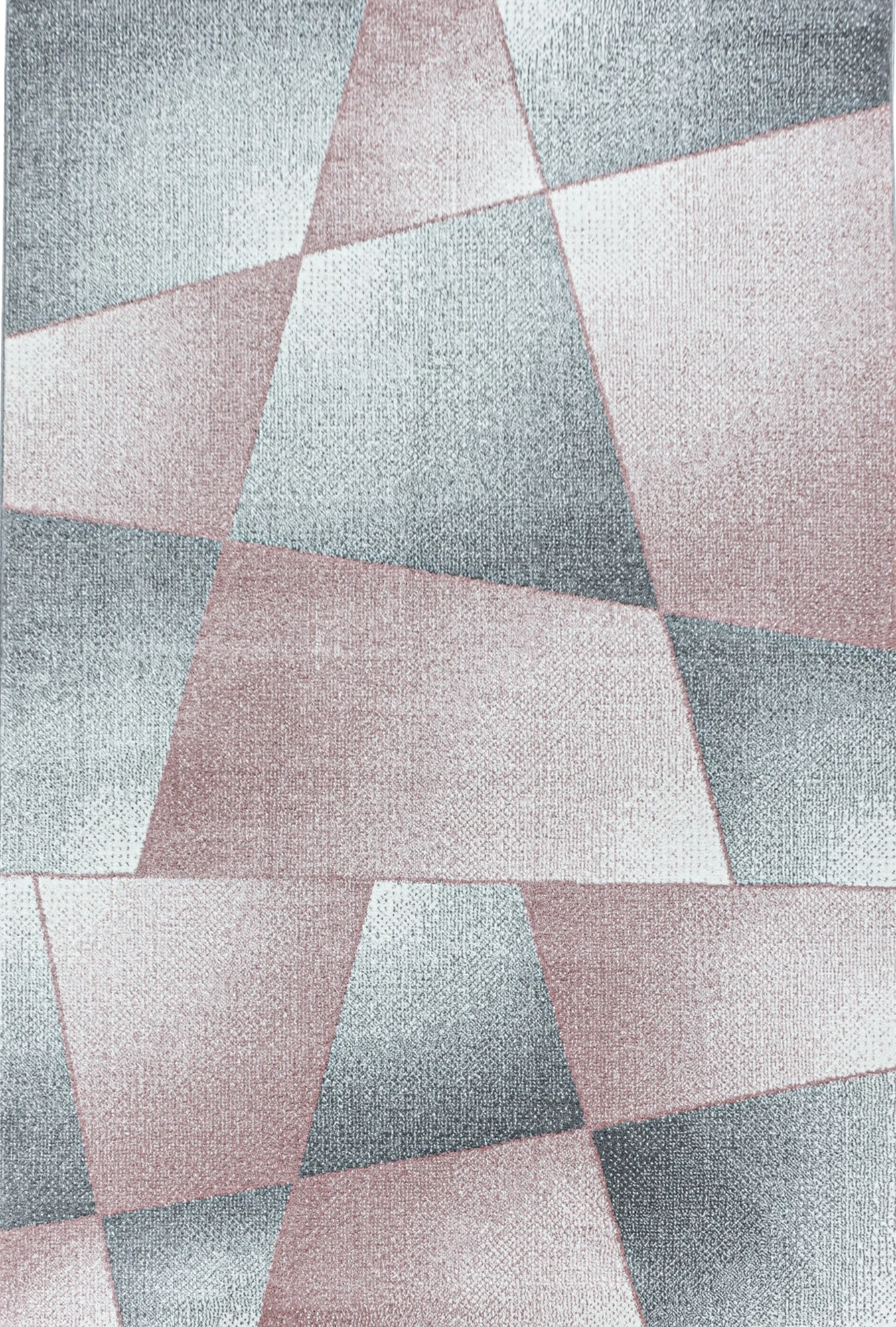 Abstract Modernist Rug Pink