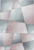 Abstract Modernist Rug Pink 