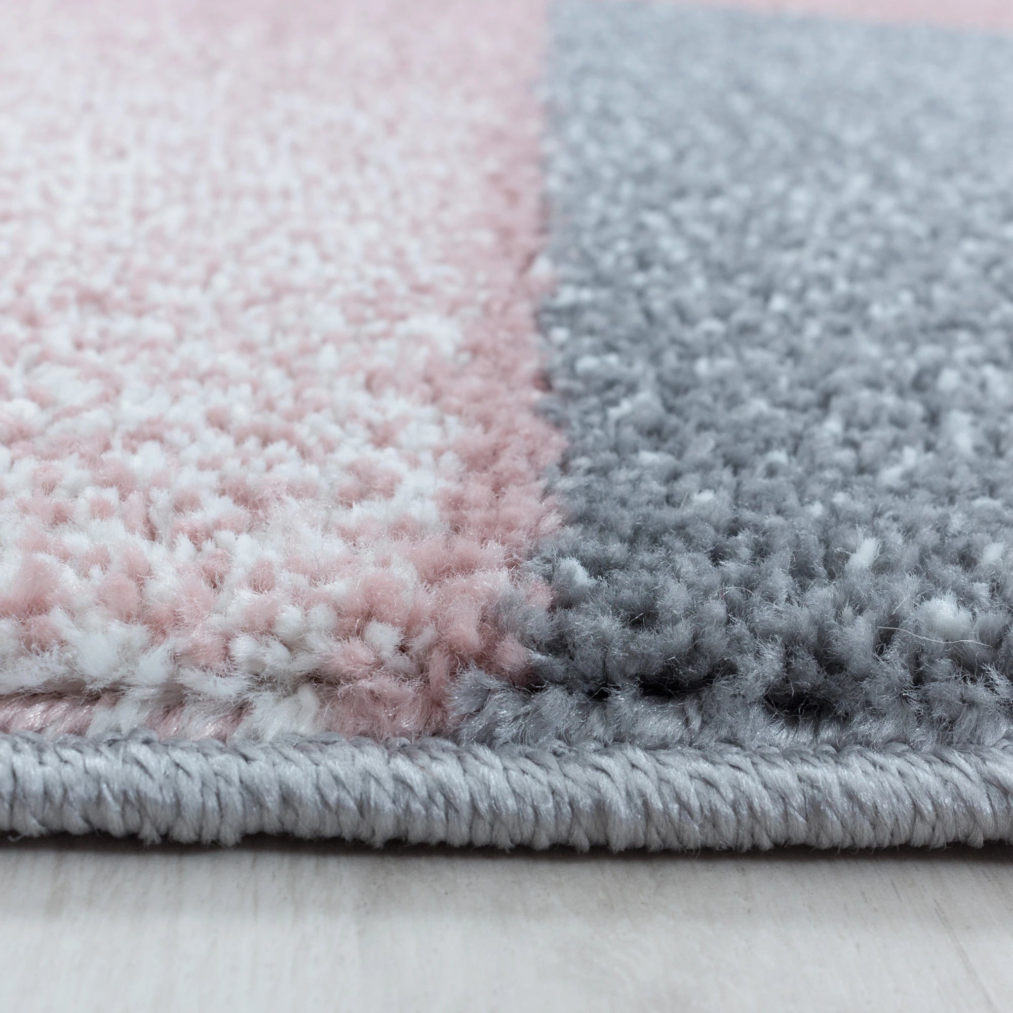 Abstract Modernist Rug Pink