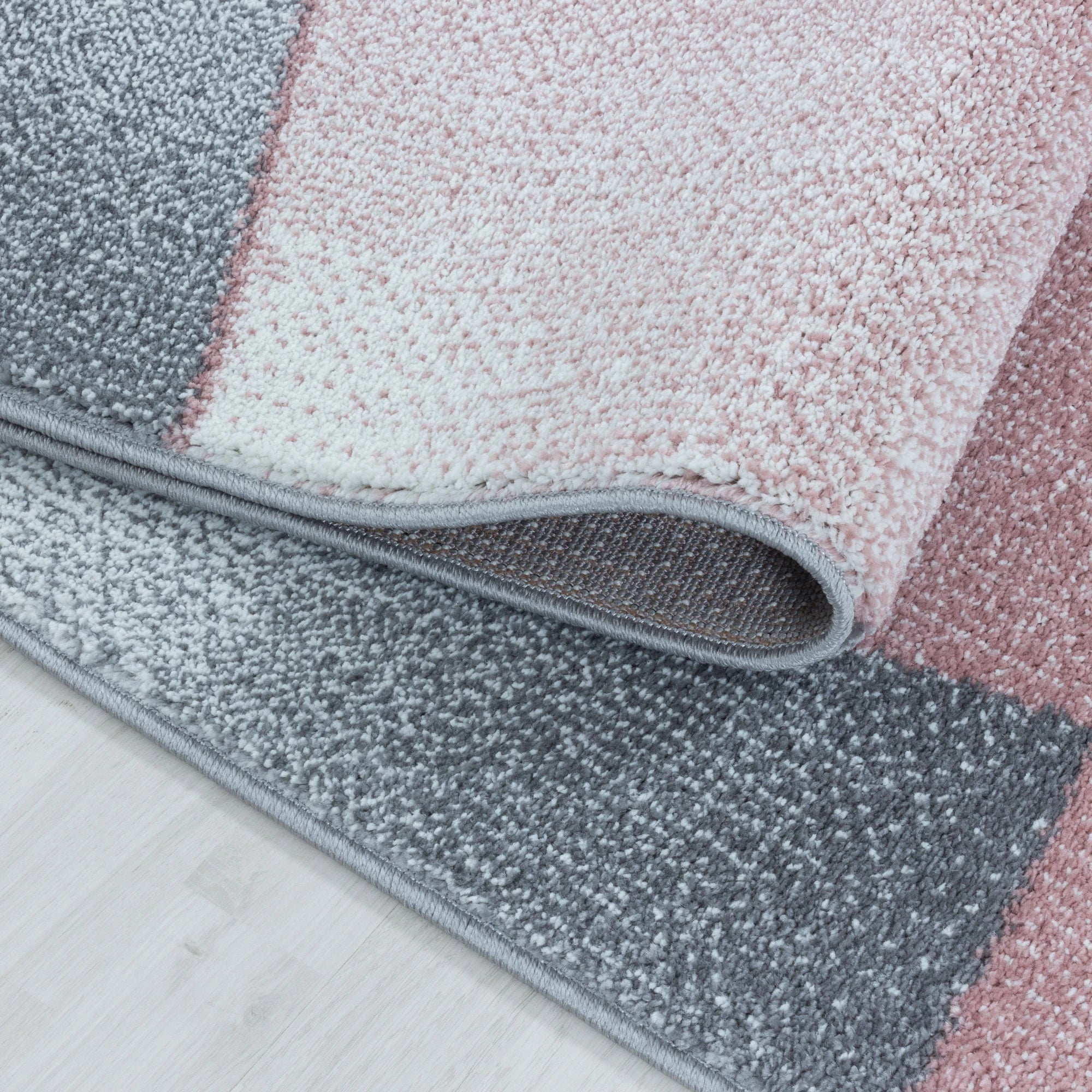 Abstract Modernist Rug Pink