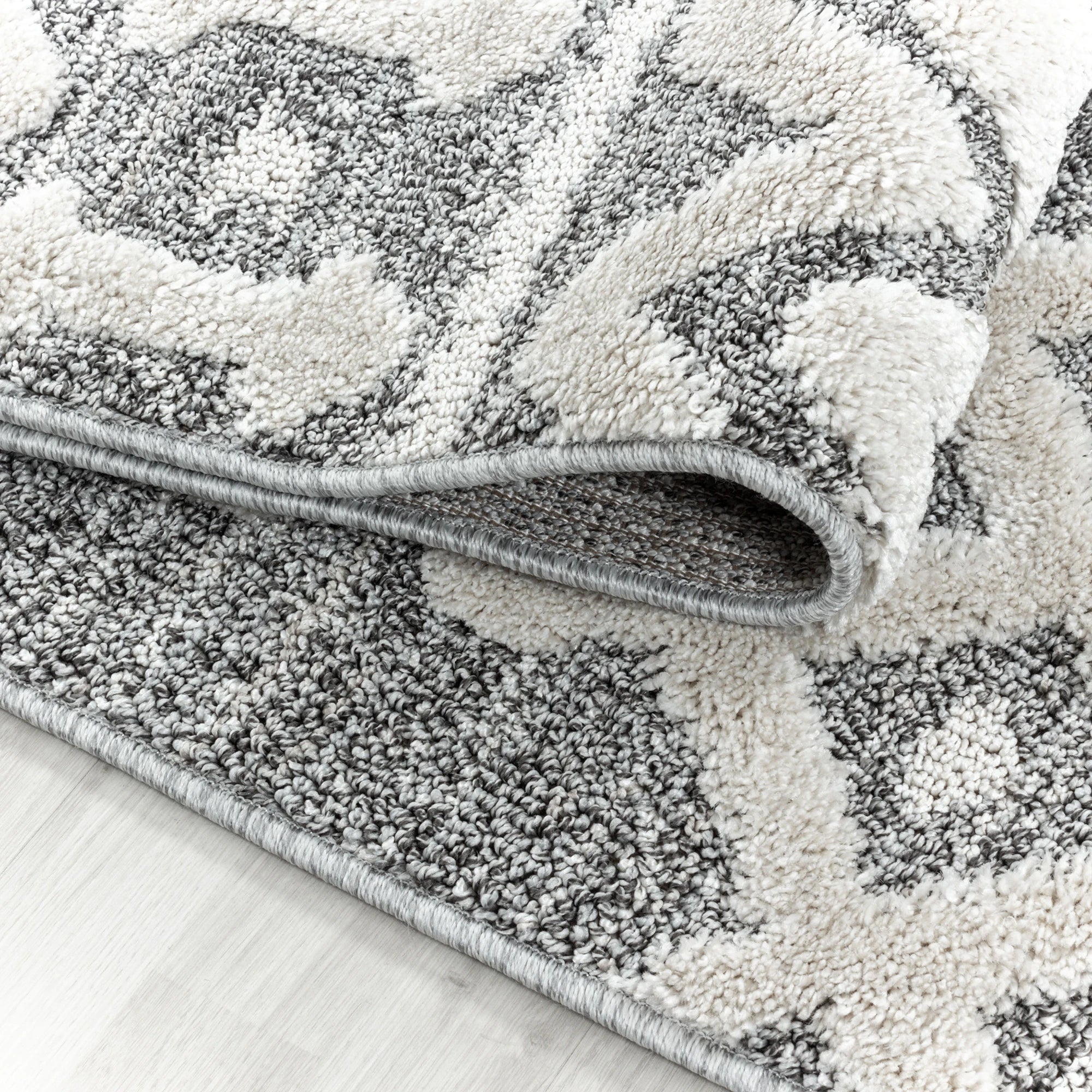 Bohemian Chic Area Rug Gray