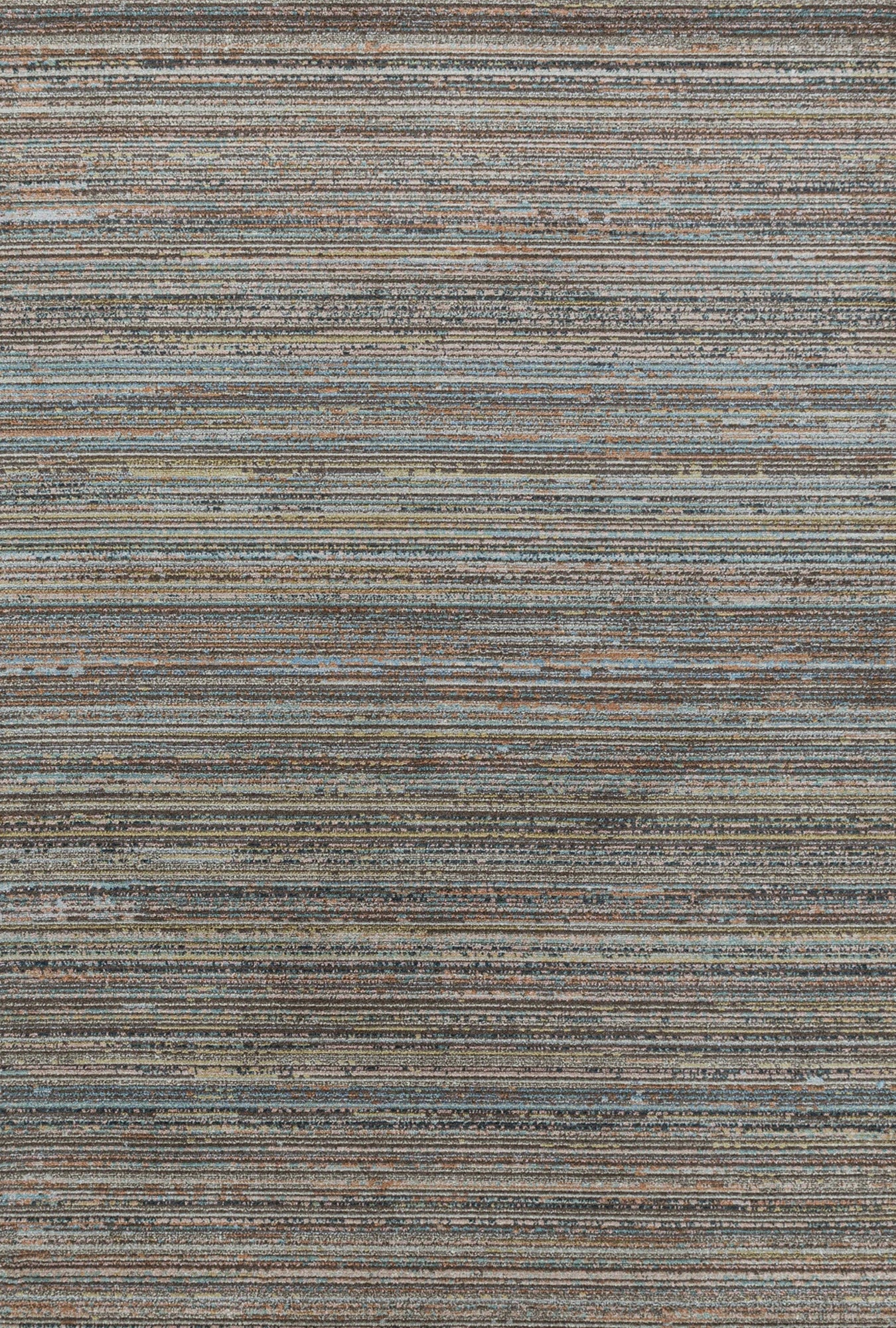 Striped Streaked Rug Brown