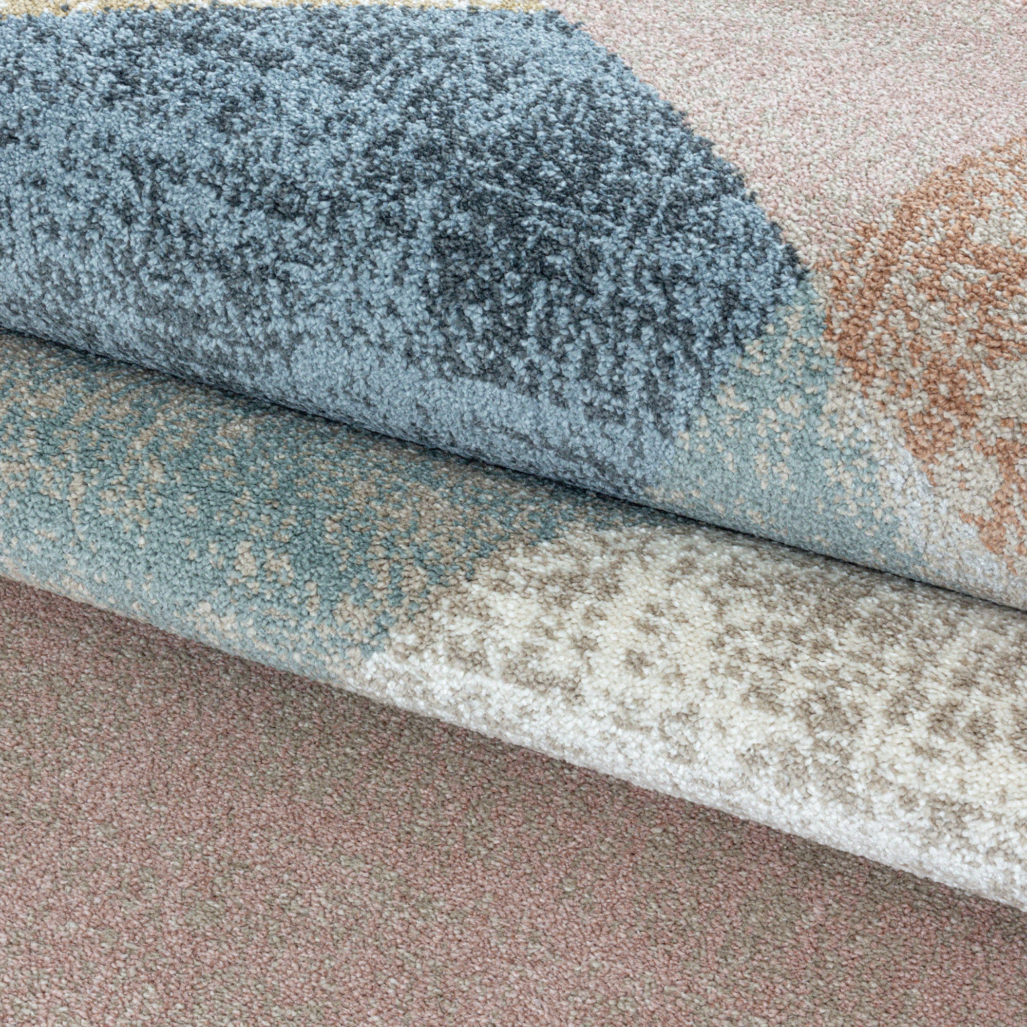 Artistic Polygon Living Room Rug | Multi