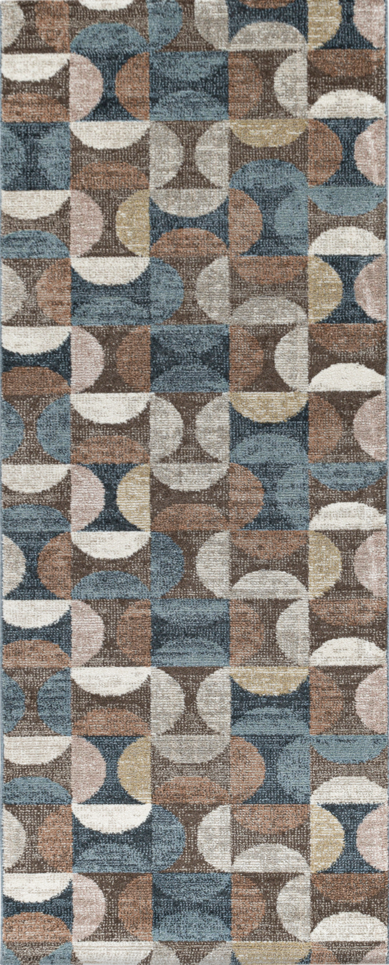 Quadrate / Halbkreise Teppich