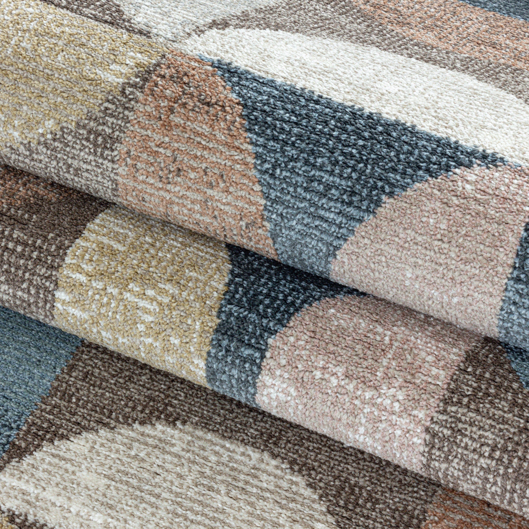 Quadrate / Halbkreise Teppich