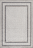 Teppich mit Bordüre, Creme 