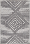 Striped Rug Gray Gray