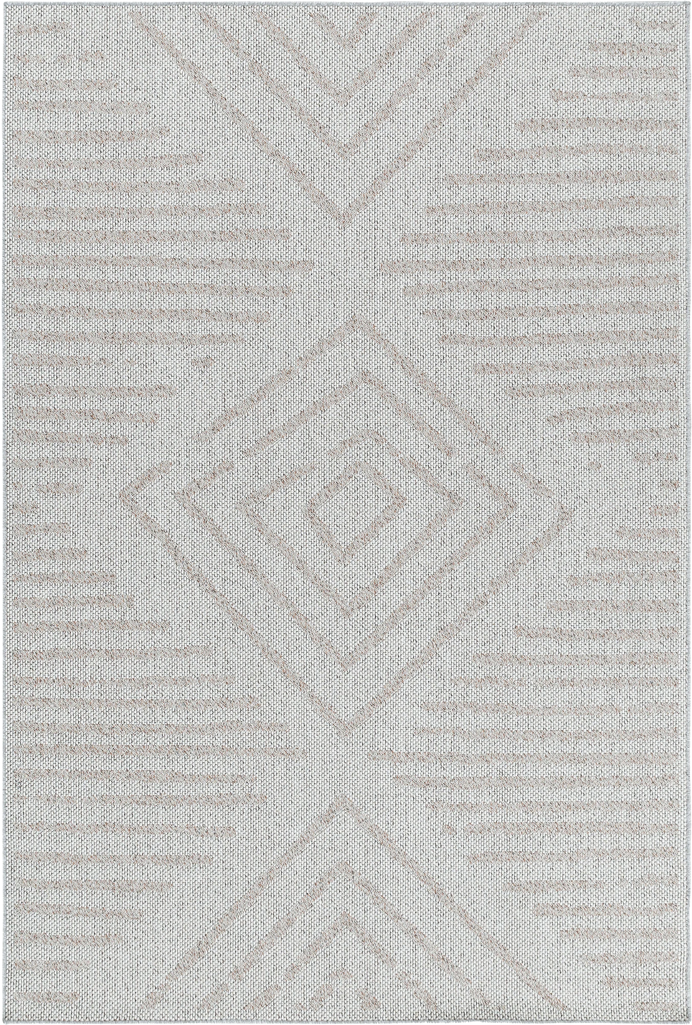 Striped Pinstripe Rug Pink