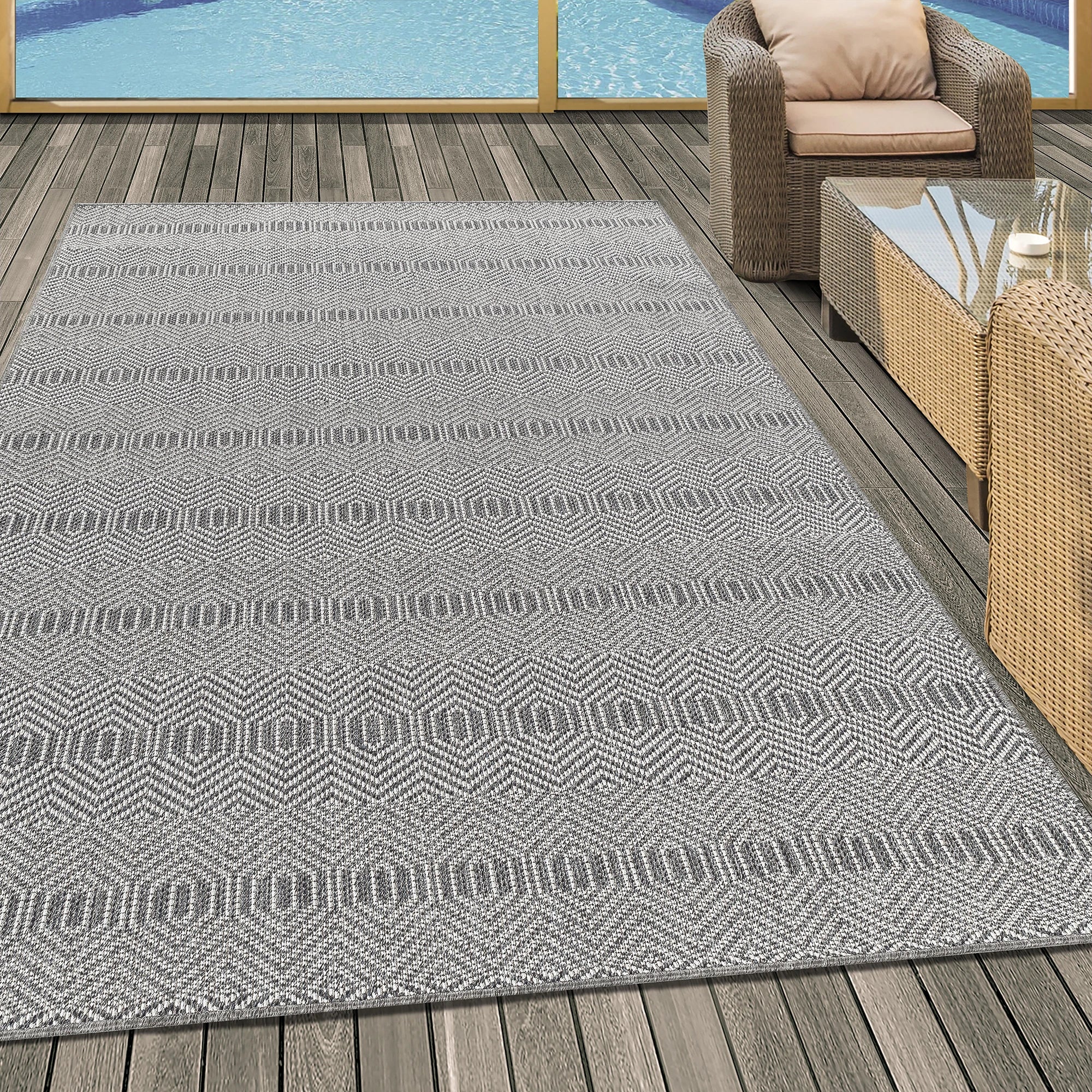 Bohemian Rug Gray