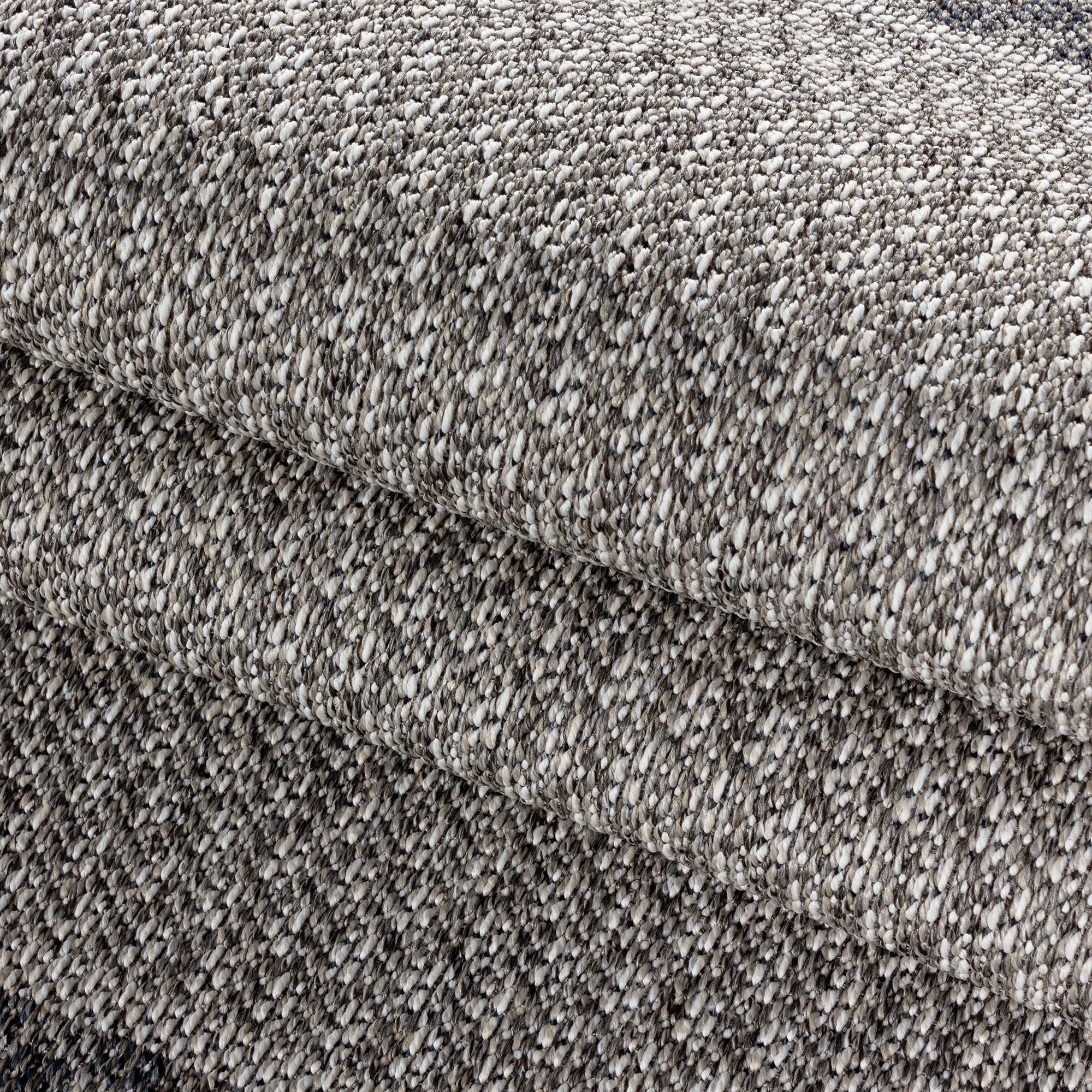 Bordered Neutral Area Rug Cream