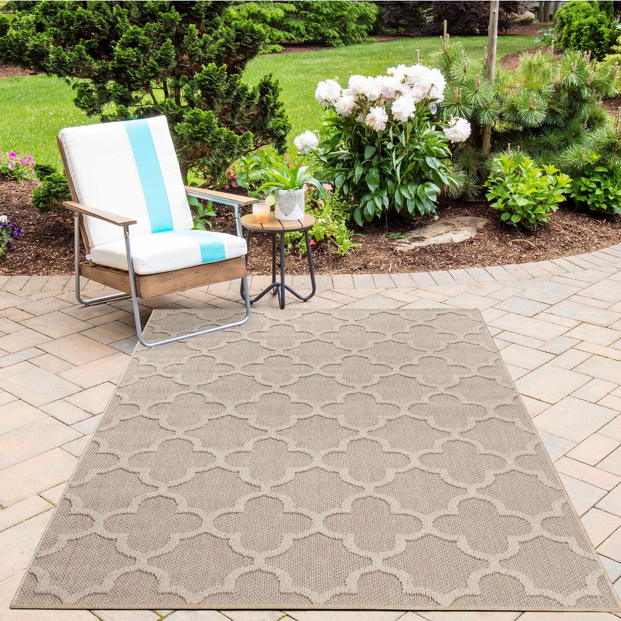 Skandinavischer Teppich Beige