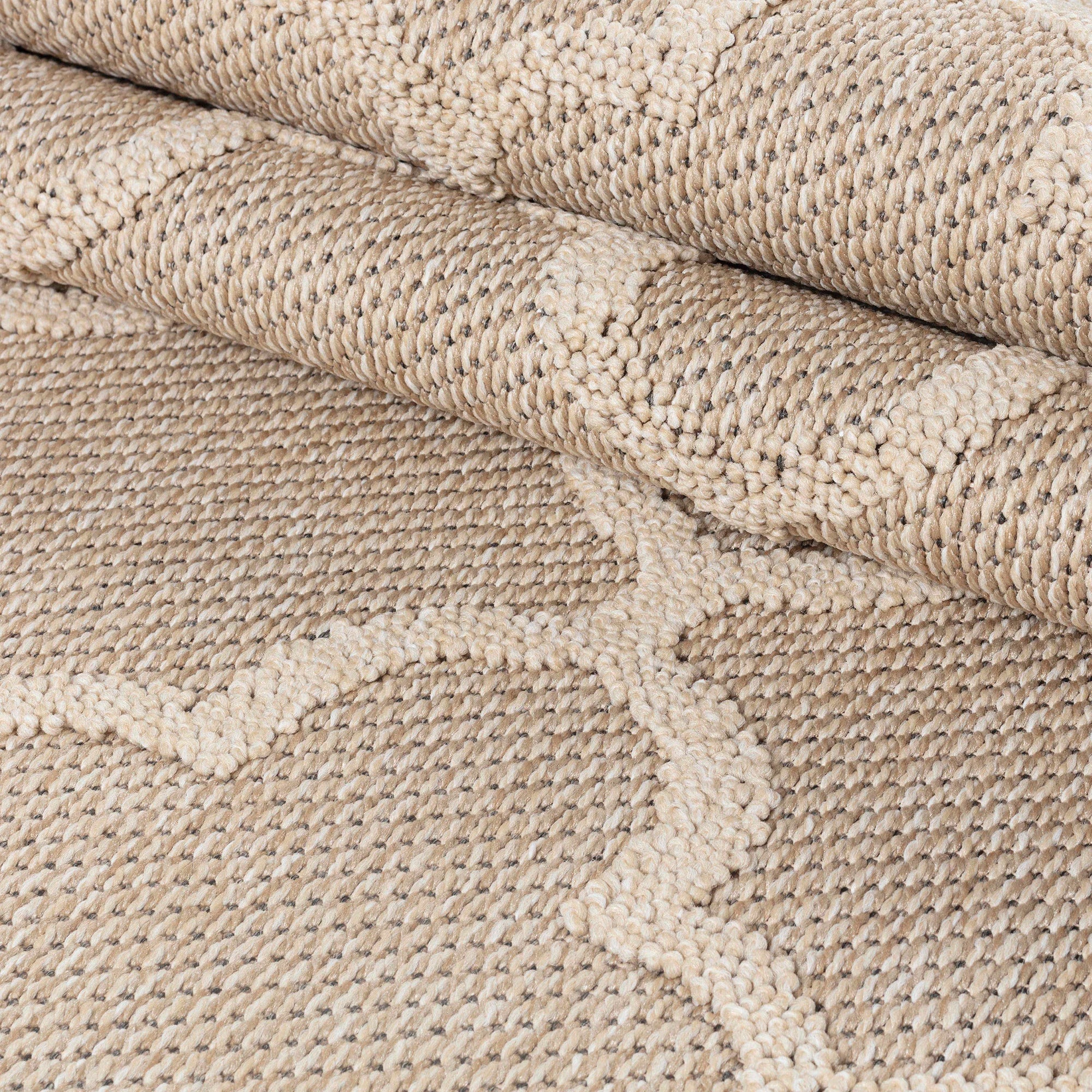 Skandinavischer Teppich Beige