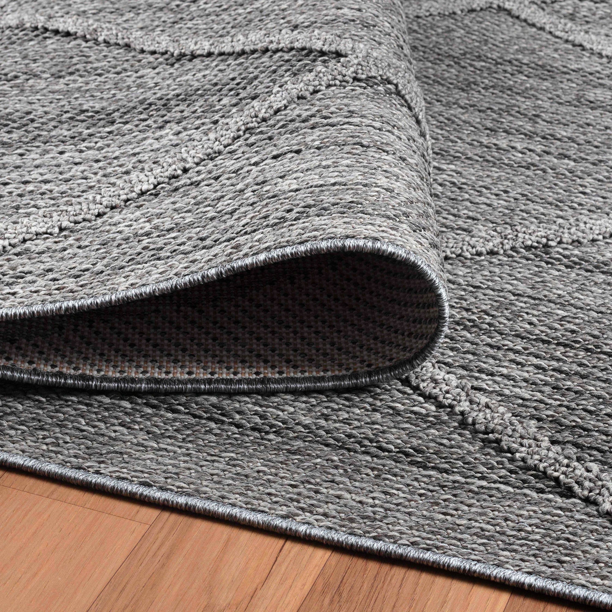 Bohemian Premium Patio Rug Modern | Gray