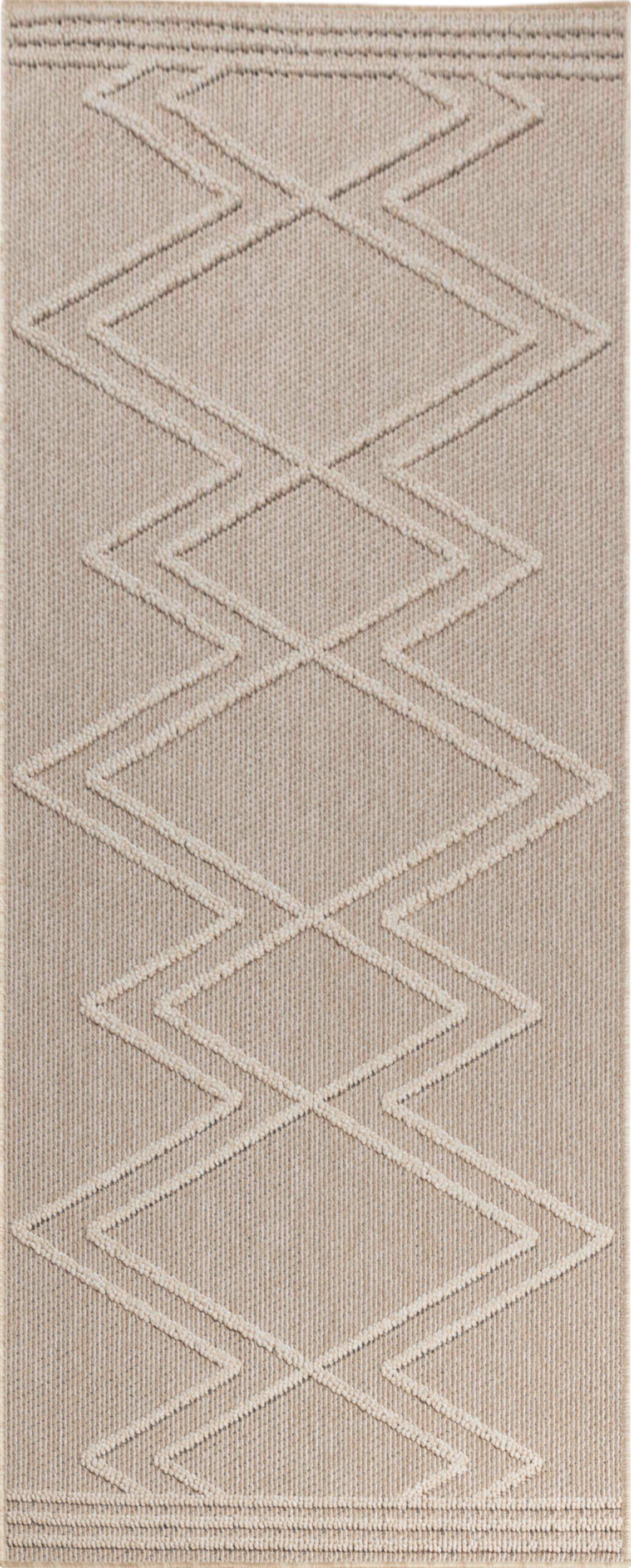 Bohemian Chic Floor Rug Modern | Beige