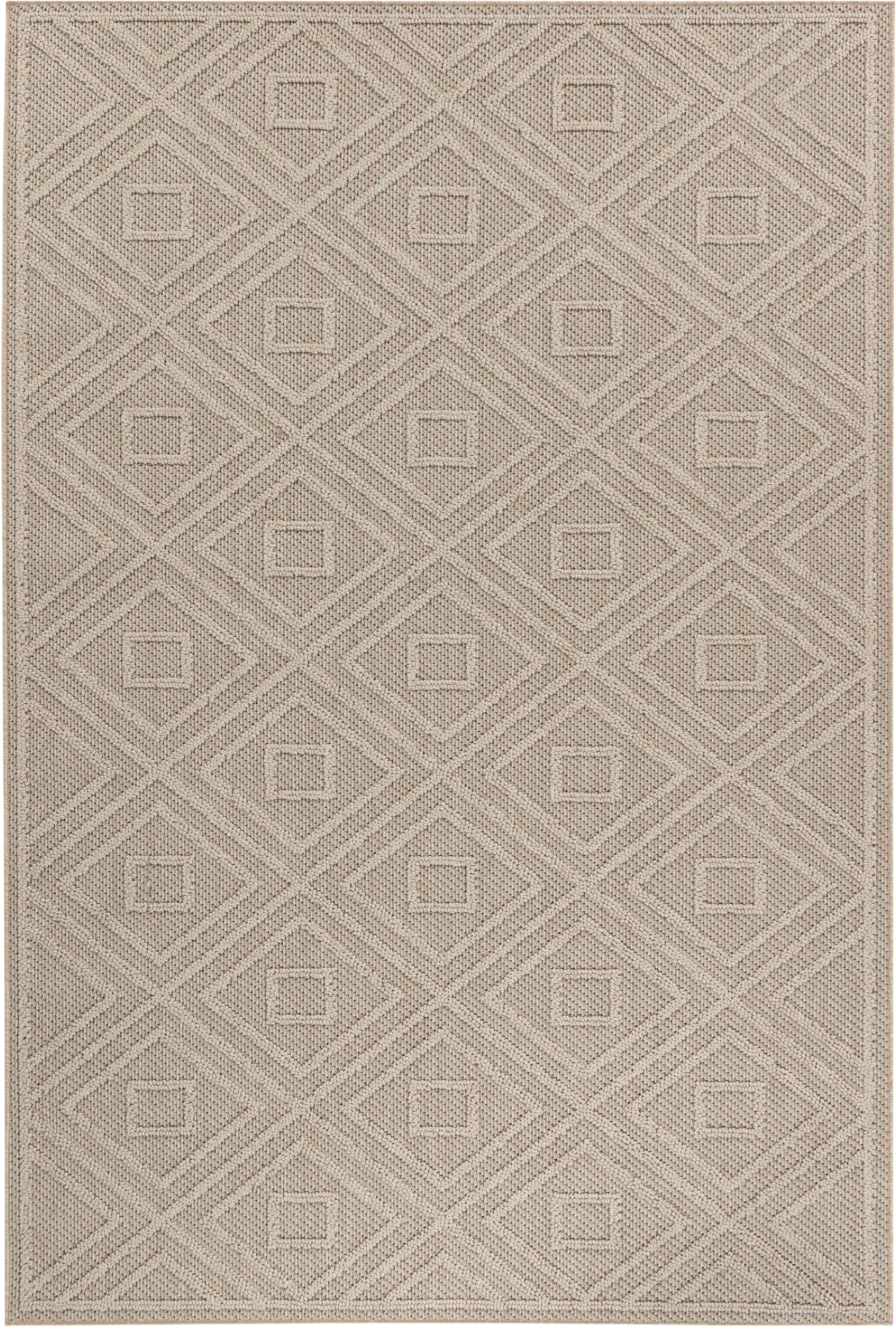 Tessellated Rug Beige