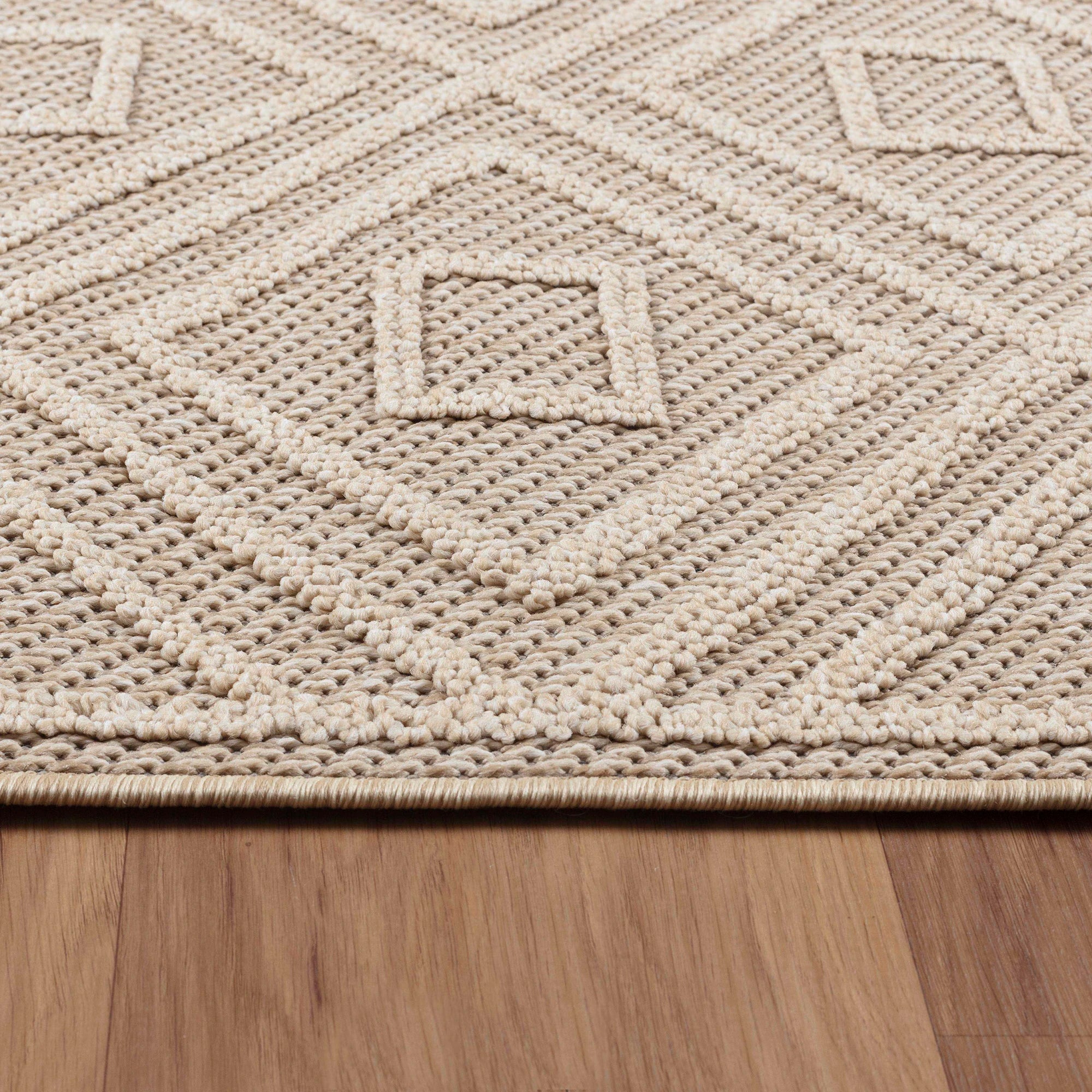 Tessellated Rug Beige