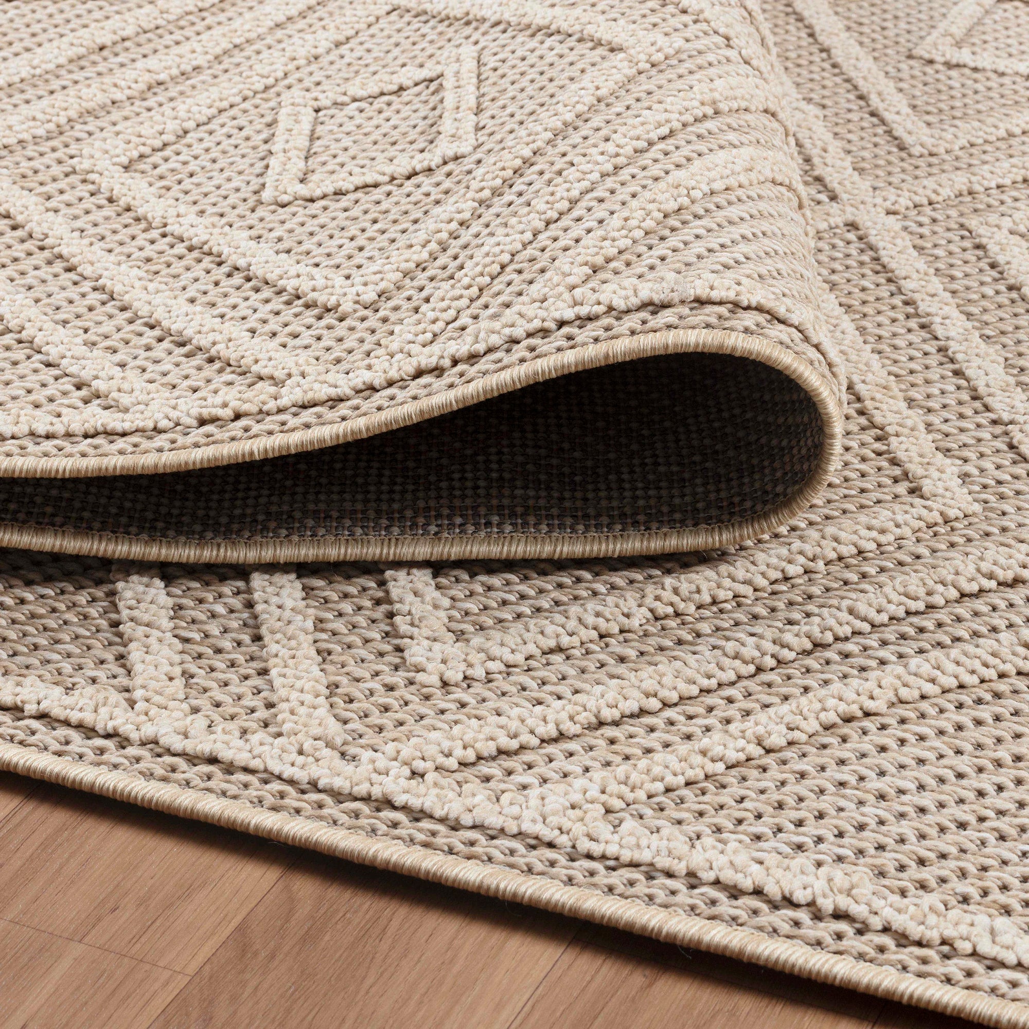 Tessellated Rug Beige