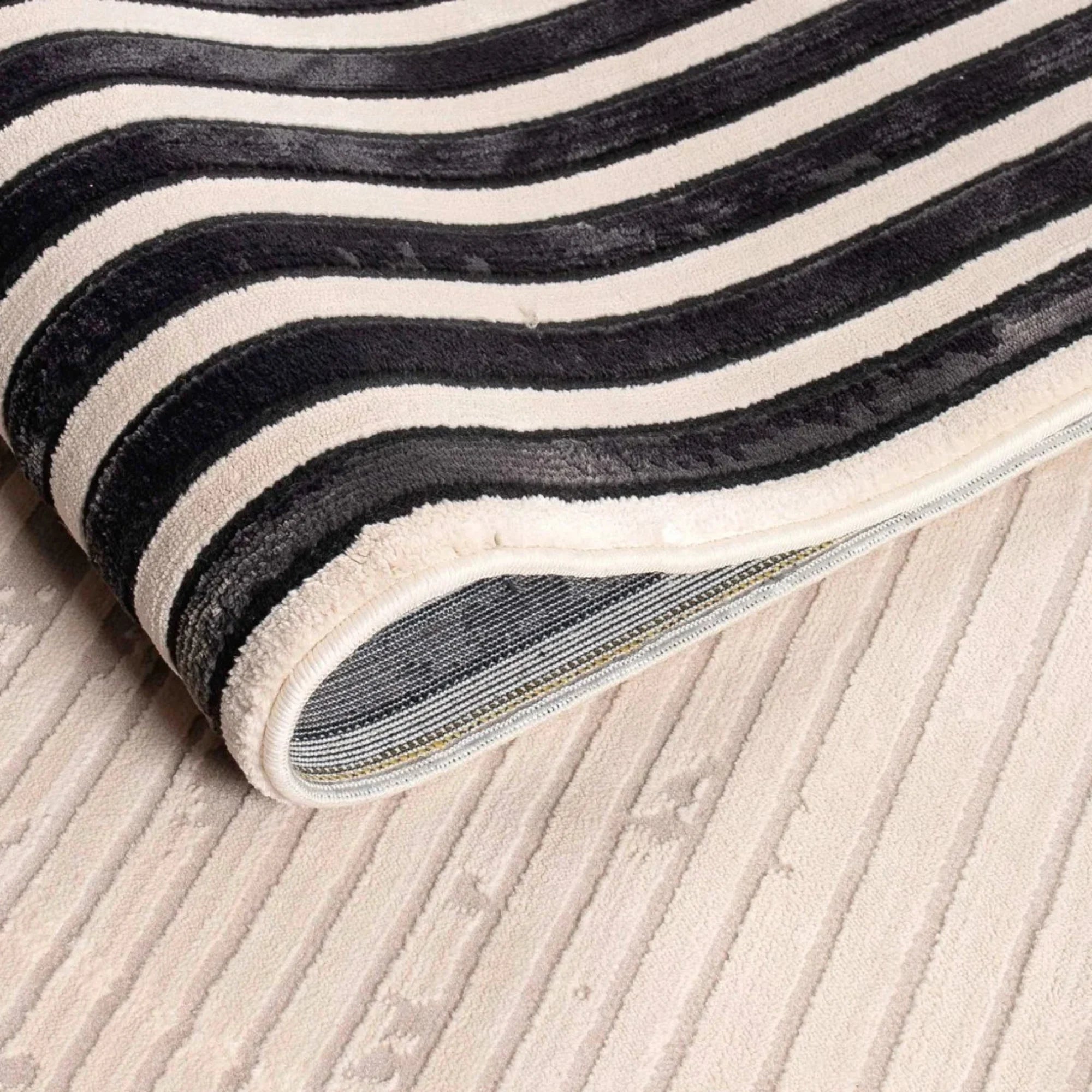 Orbit Spiral Modern Abstract Rug