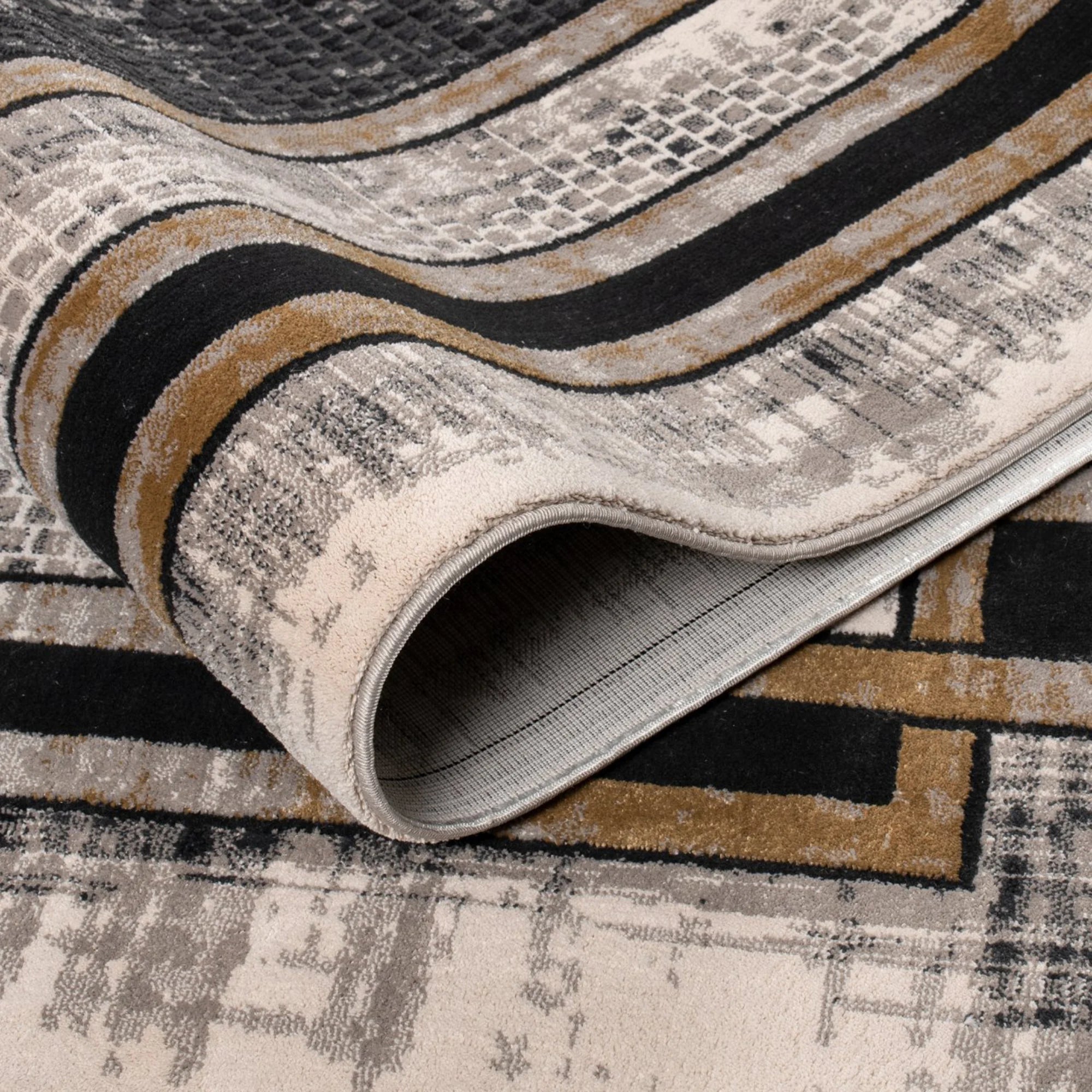 Athena Frame Distressed Border Rug