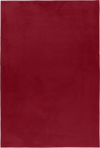 Plain Color Stylish Area Rug Red