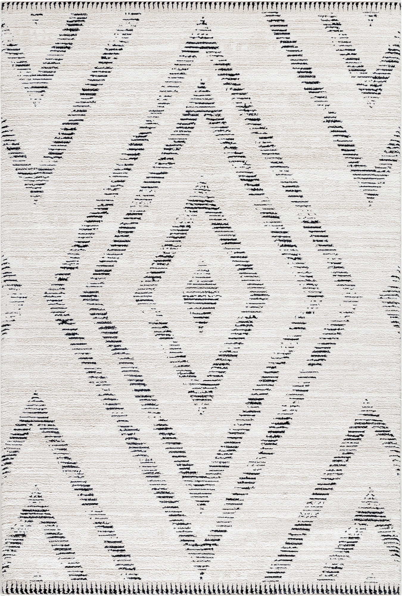 Scandinavian Modern Floor Rug Cream