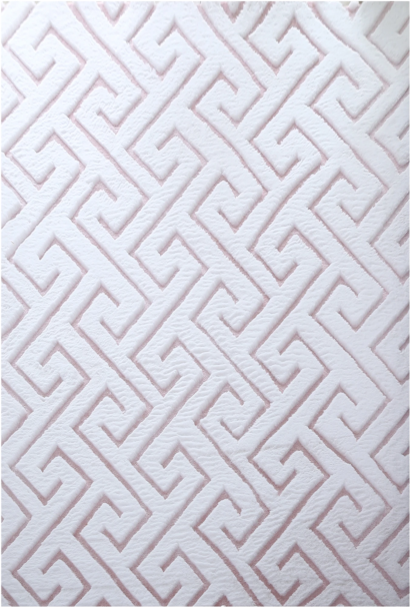 Scandinavian Chic Area Rug Pink