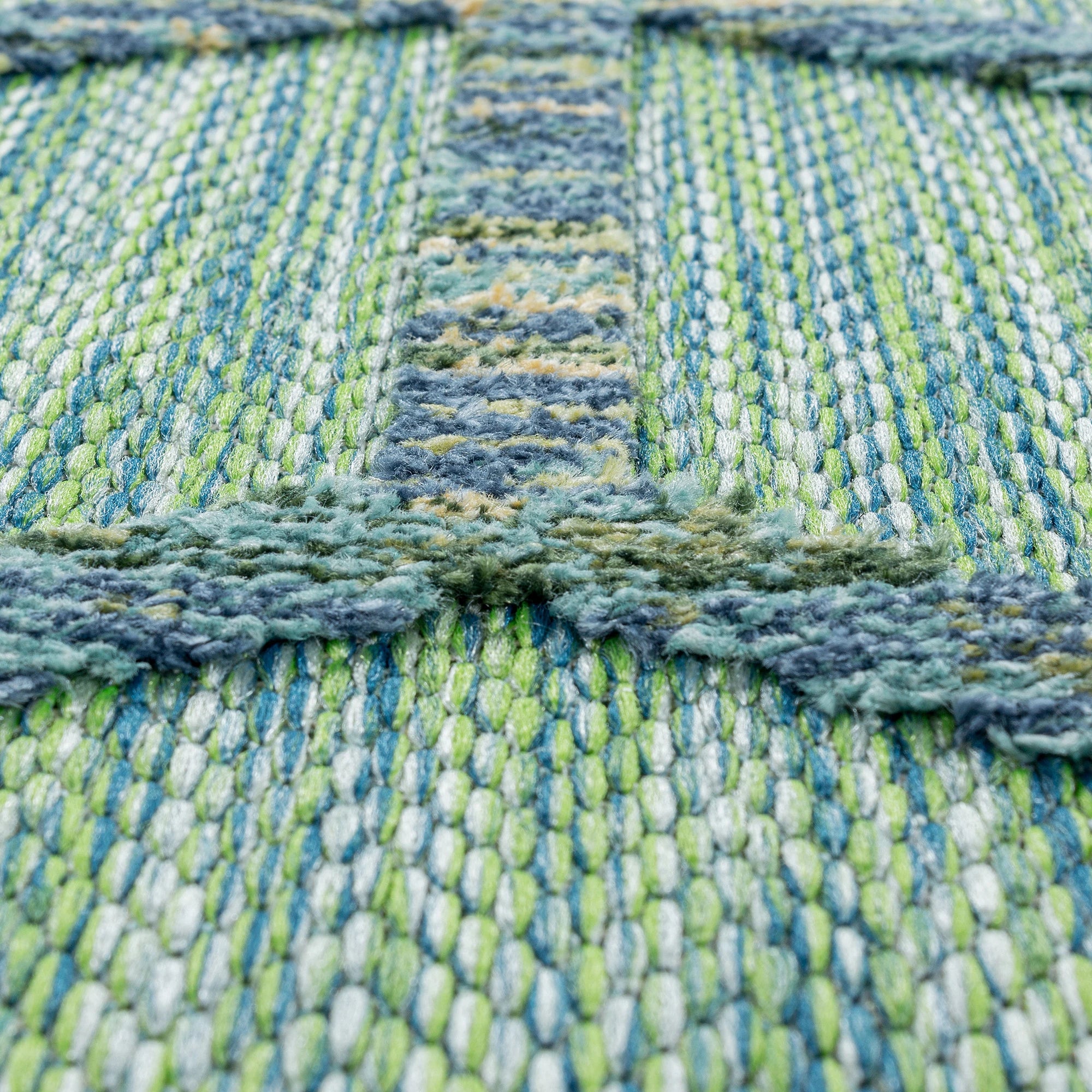 Skandinavischer Teppich Grün