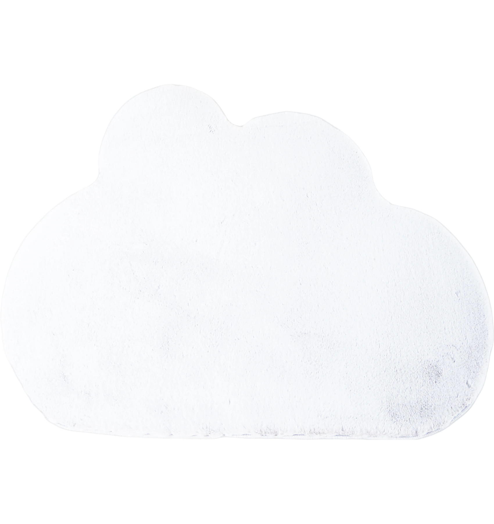 Cloud Shape Rug White