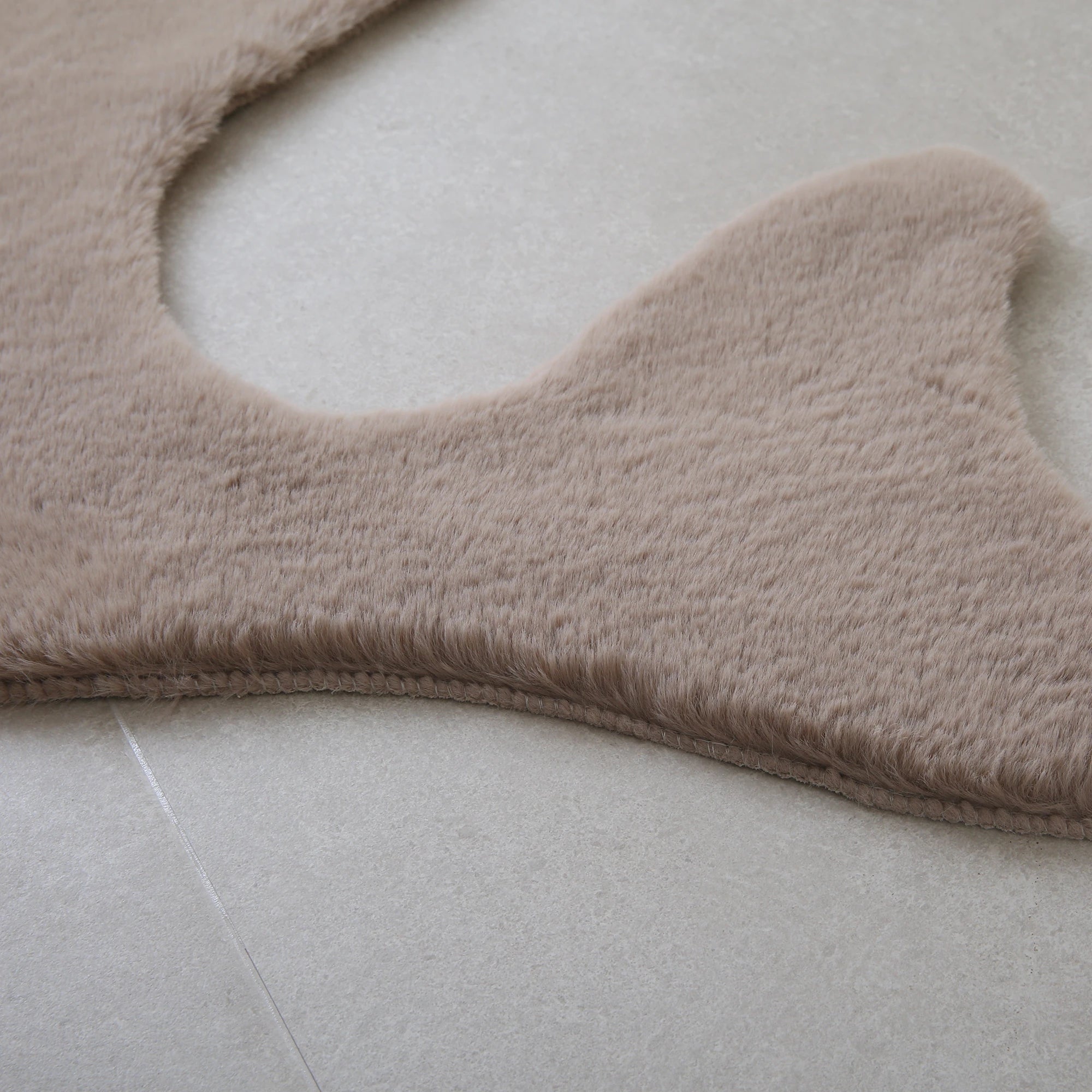 Teppich in Walform, Beige