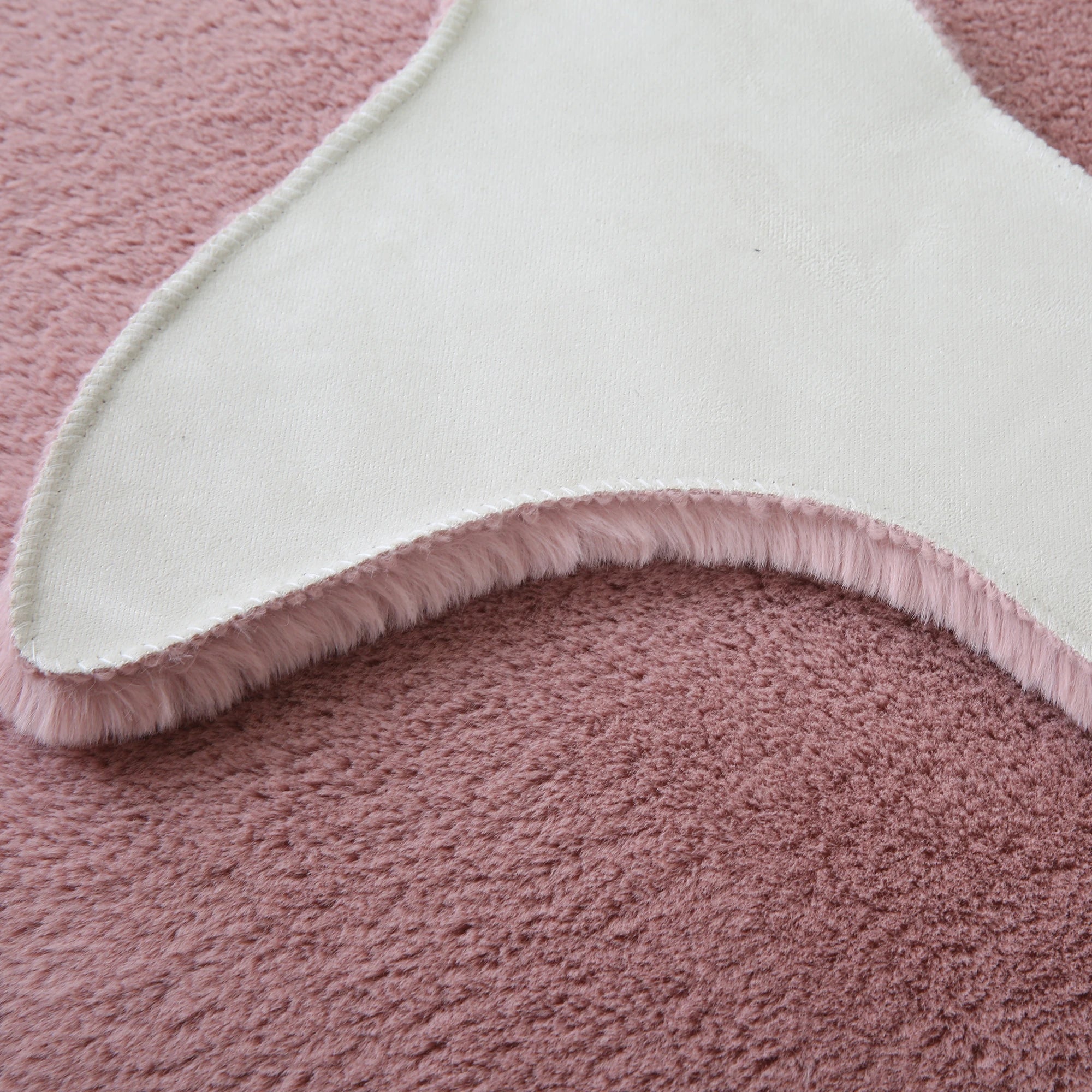 Teppich in Walform, Rosa