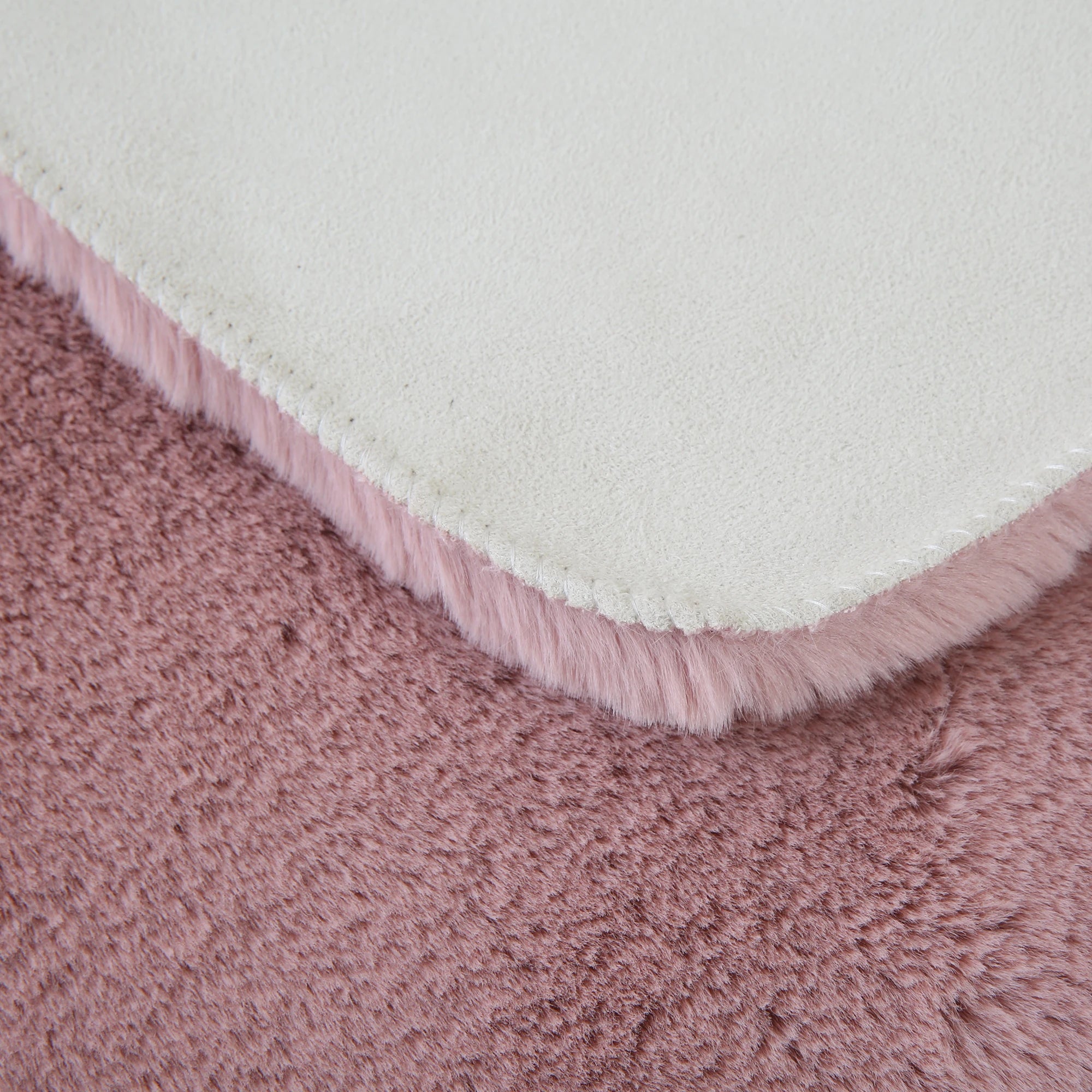 Elephant Shape Rug Pink