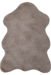 Sheepskin Imitation Rug Beige