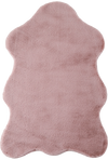 Sheepskin Imitation Rug Pink Pink