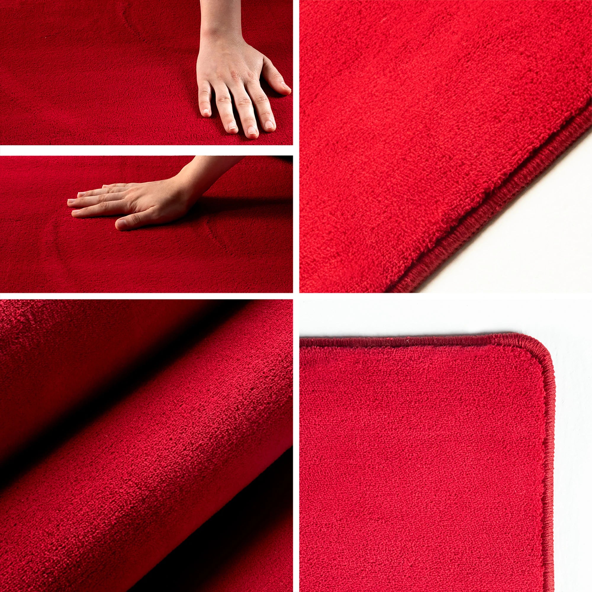 Schicker Bodenteppich in schlichter Farbe