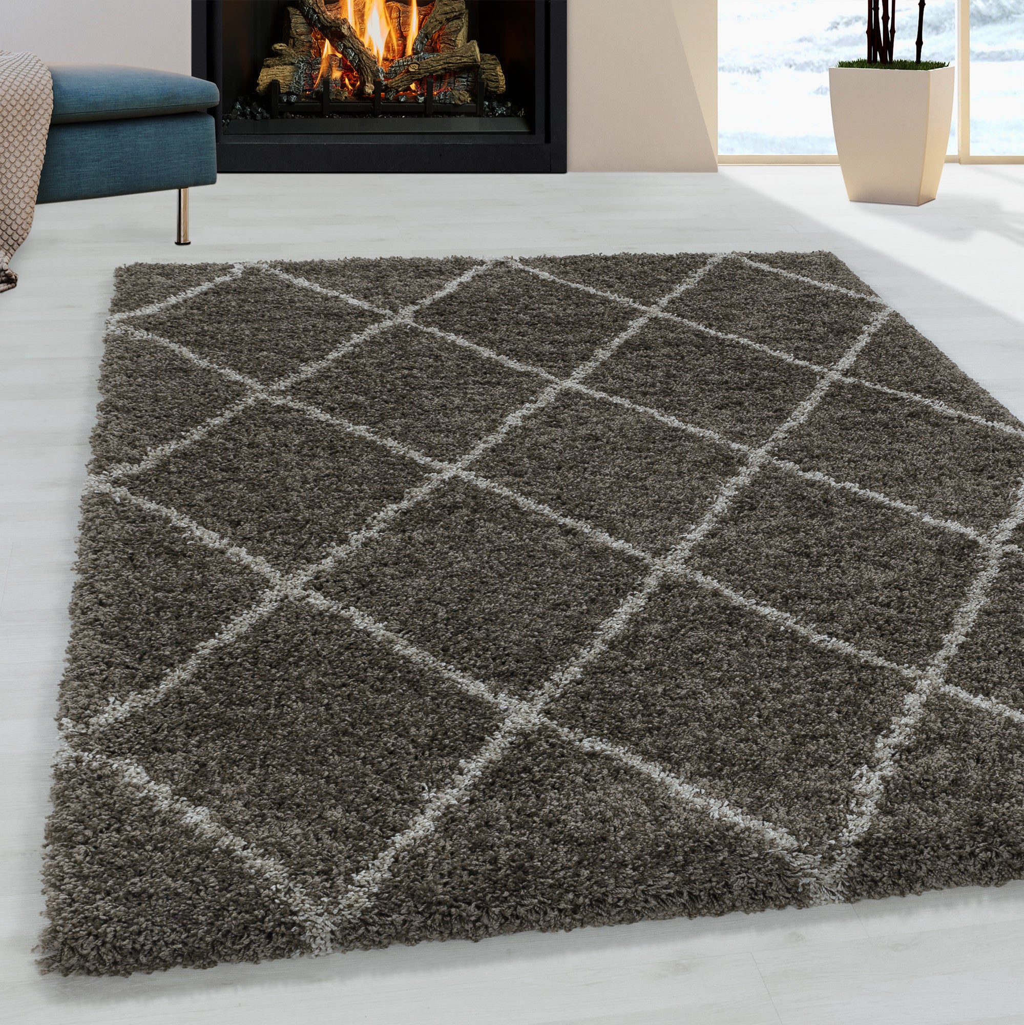 Geometric Angular Rug