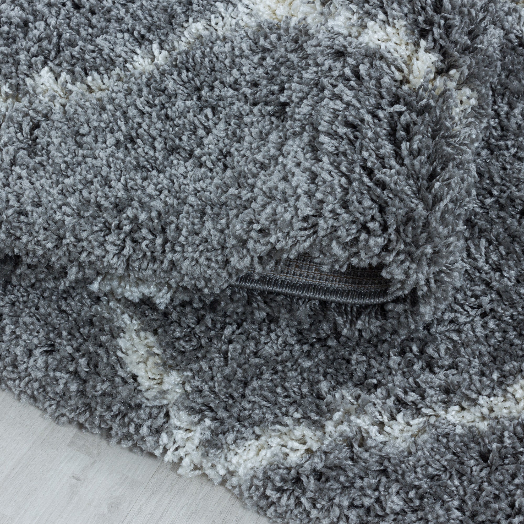 Geometric Angular Rug Gray
