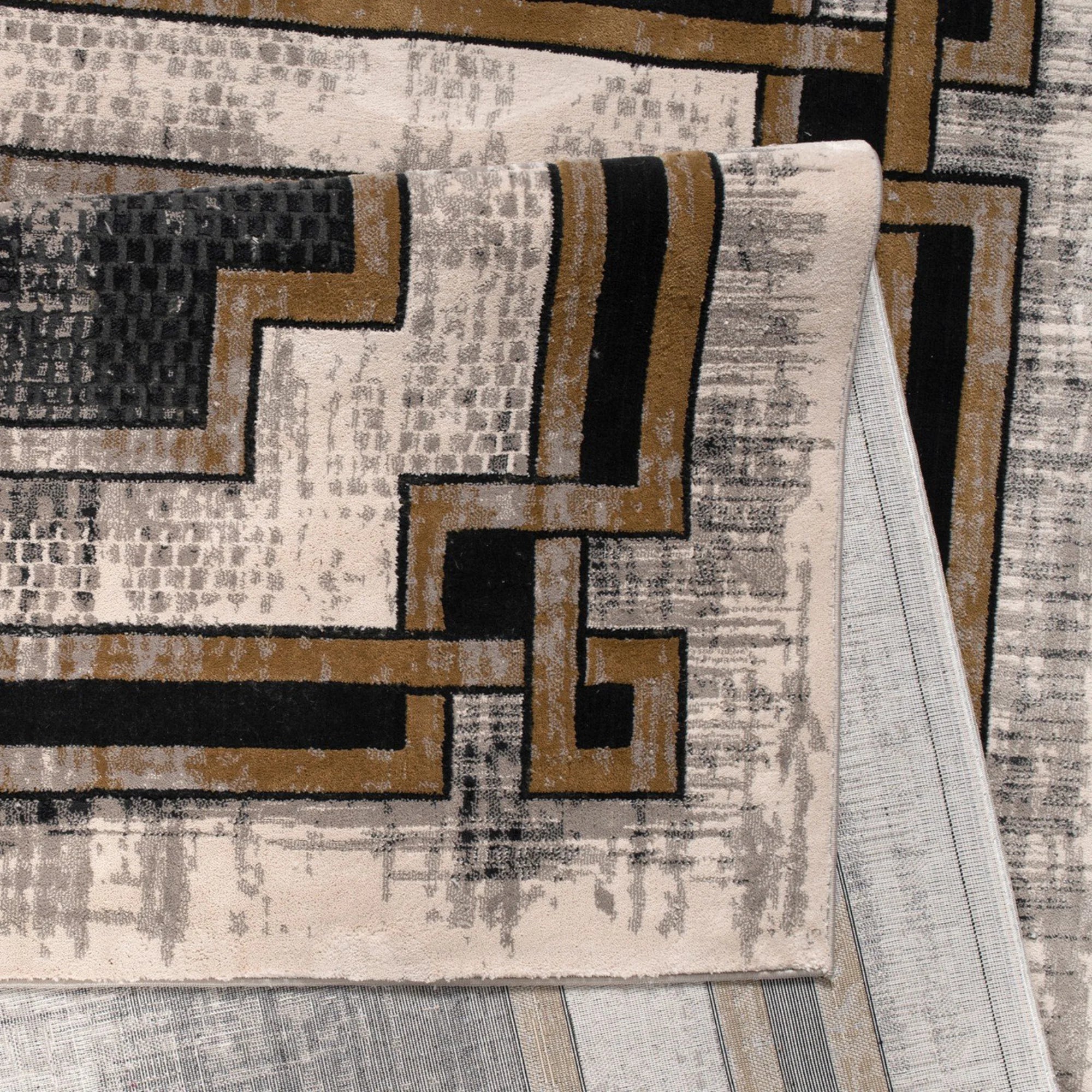 Athena Frame Distressed Border Rug